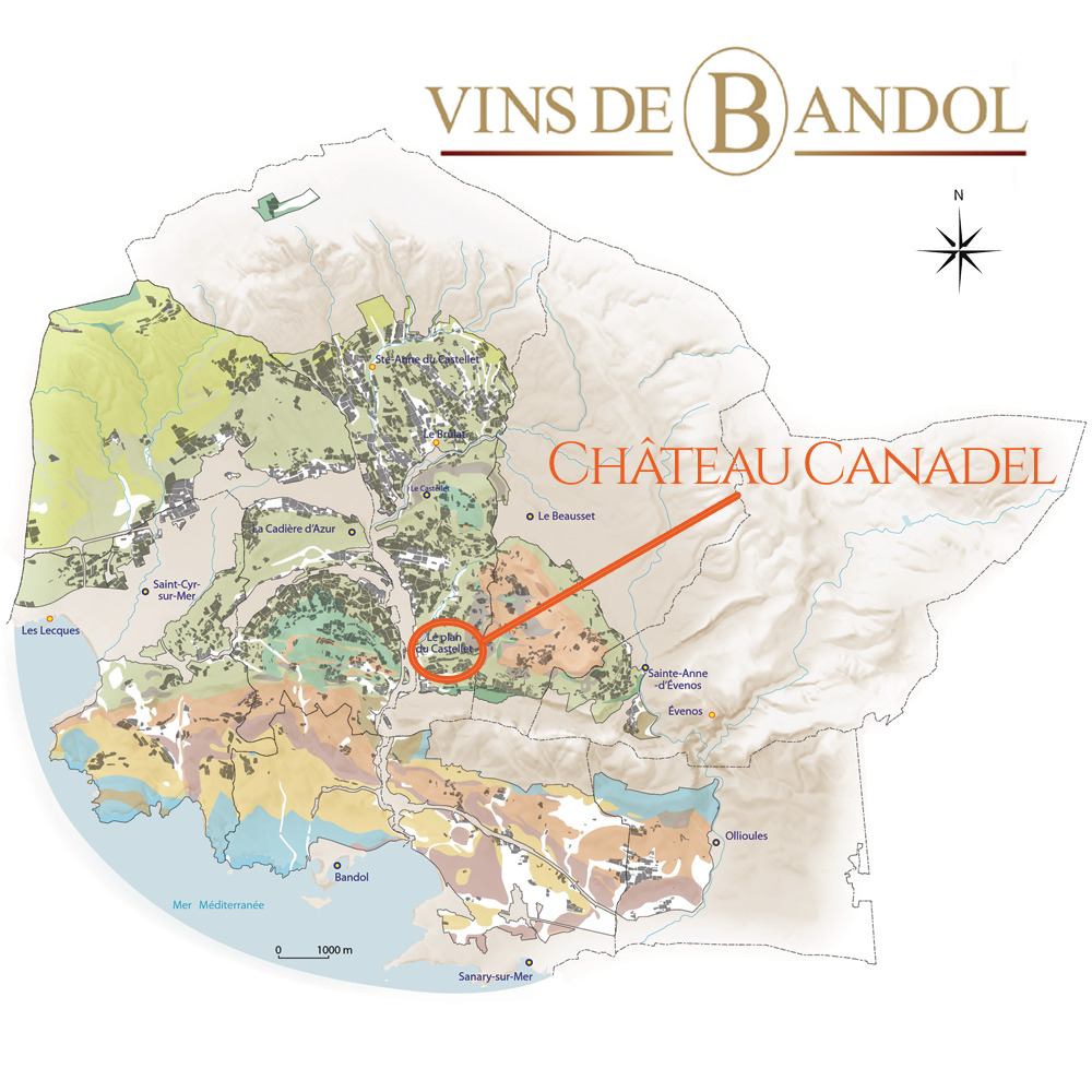 AOC Bandol Ros Rouge Et Blanc Ch teau Canadel